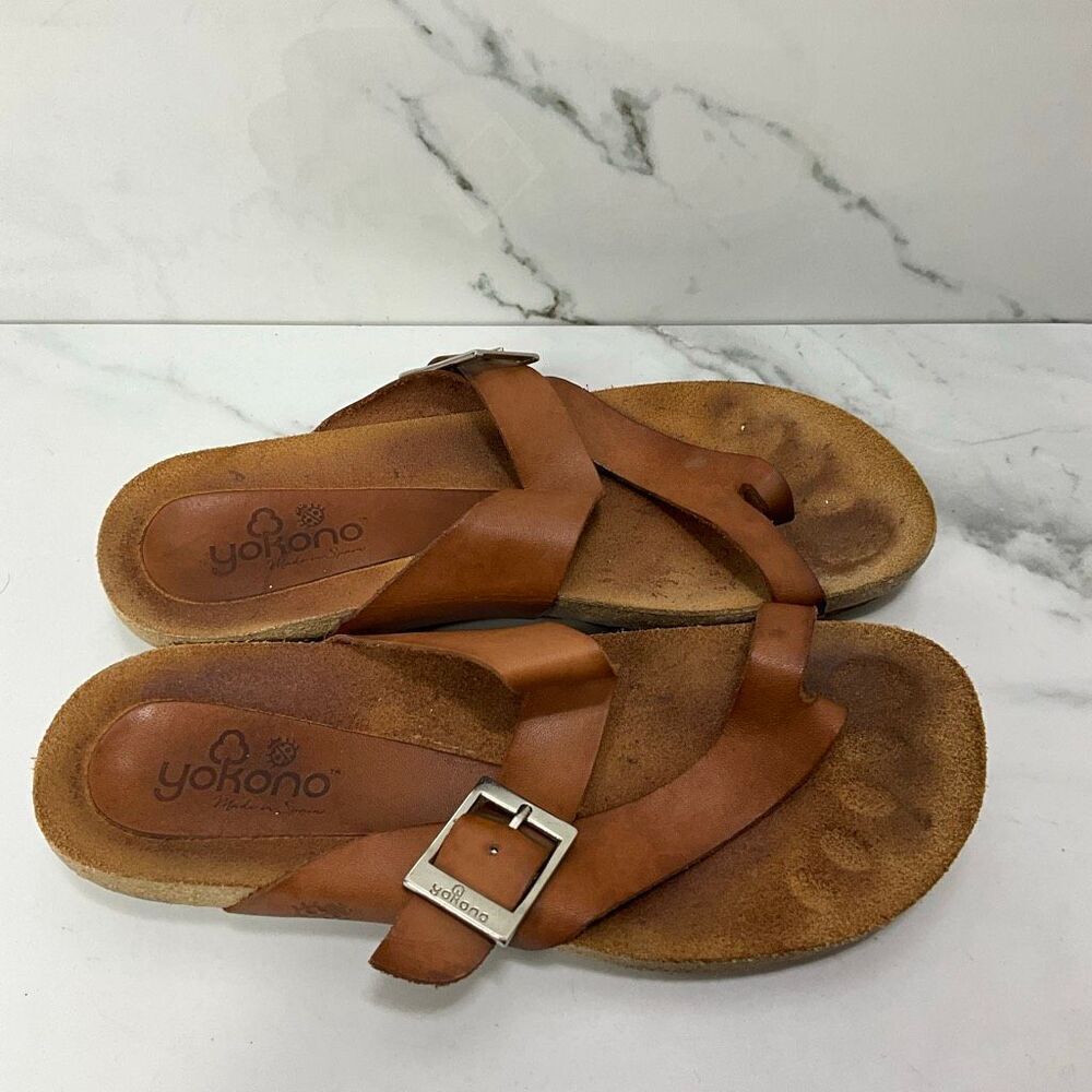 YOKONO Leather Sandals - Picture 2 of 5